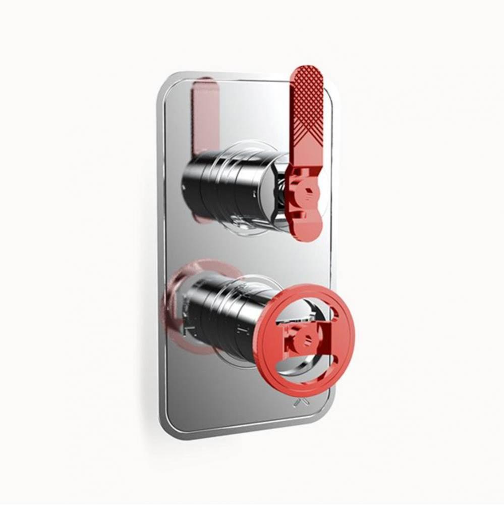 Union 1000/1500 Thermo Trim with Red Lever Handle PC