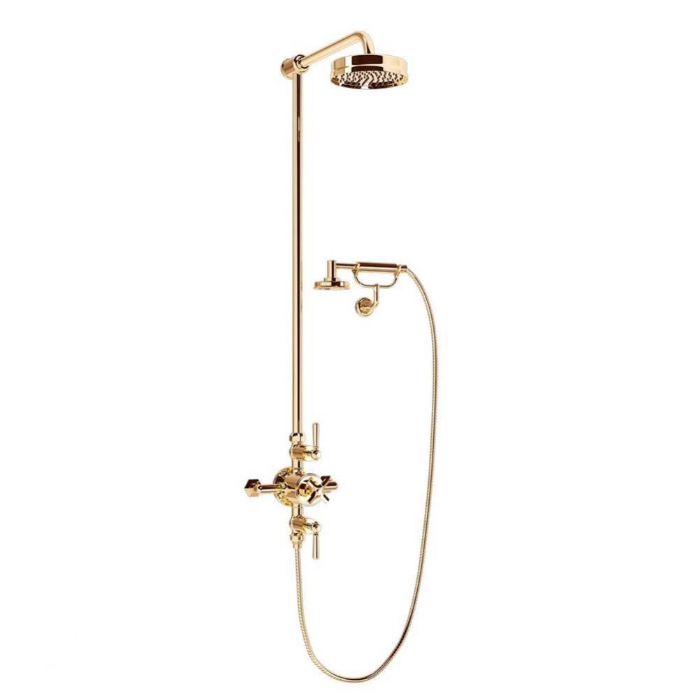 Waldorf Exposed Shower with Metal Lever Handles (Cradle) B