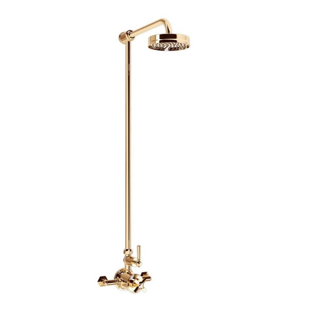 Waldorf Exposed Shower with Metal Lever Handle B