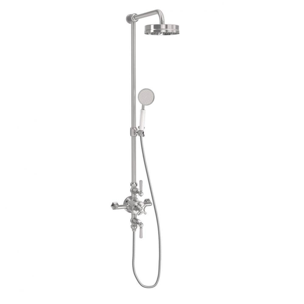 Waldorf Exposed Shower with Metal Lever Handles (Slider) SN