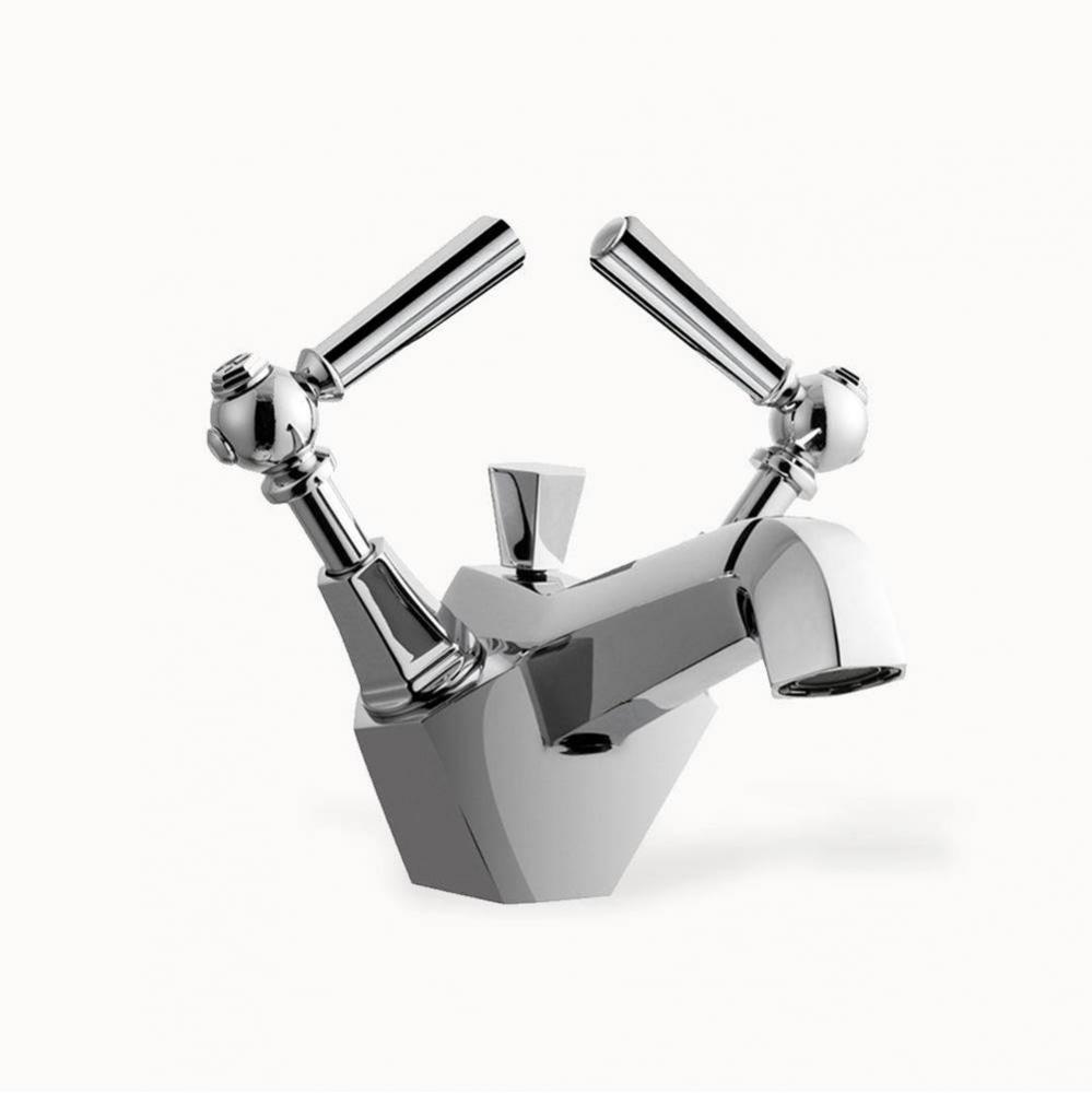 Waldorf Single-hole Basin Faucet with Metal Lever Handles PC