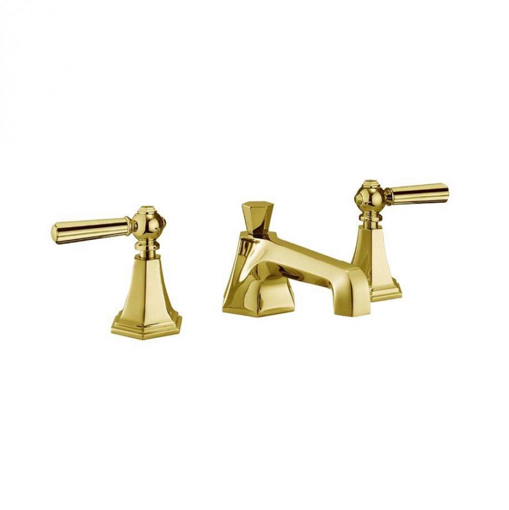 Waldorf Widespread Basin Faucet with Metal Lever Handles B