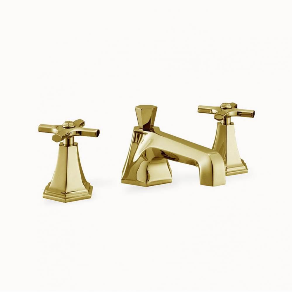 Waldorf Widespread Basin Faucet with Cross Handles B