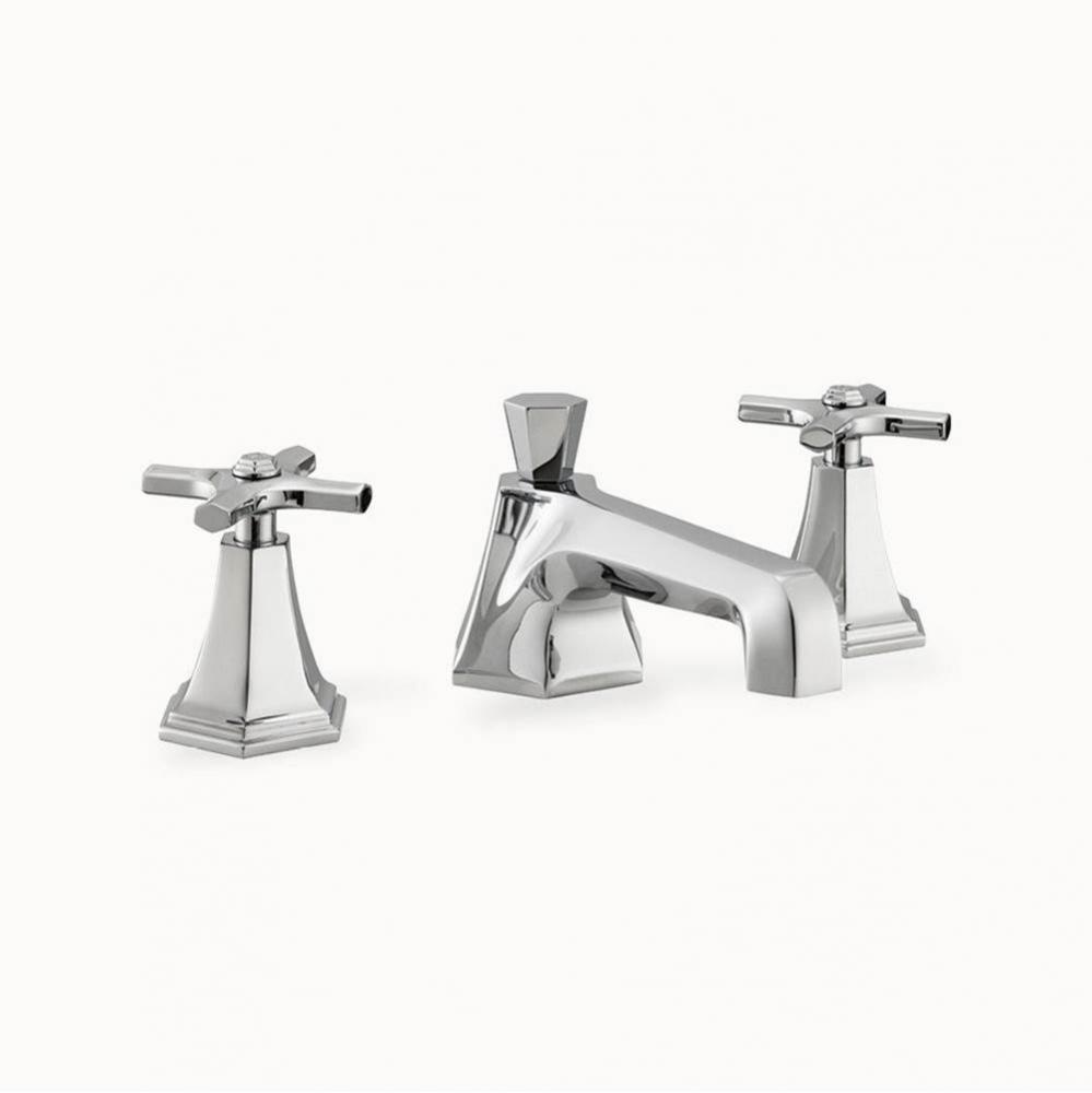 Waldorf Widespread Basin Faucet with Cross Handles PC