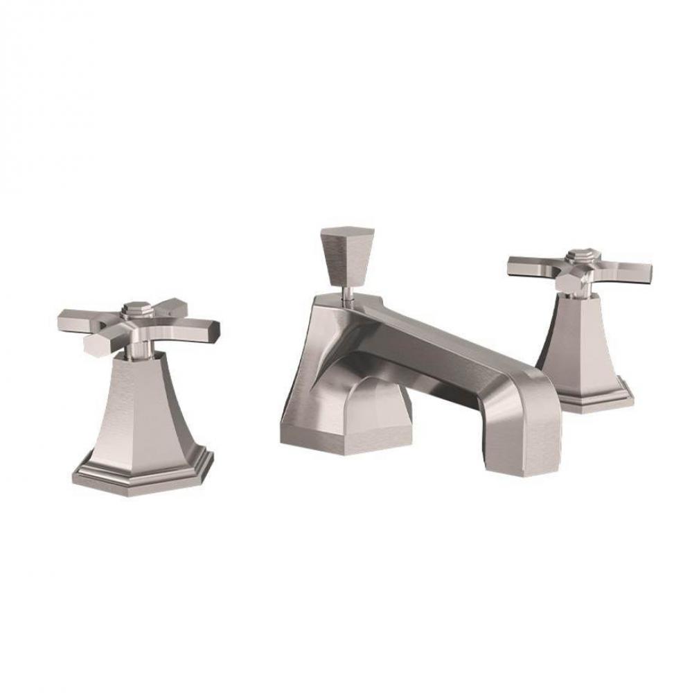 Waldorf Widespread Basin Faucet with Cross Handles SN