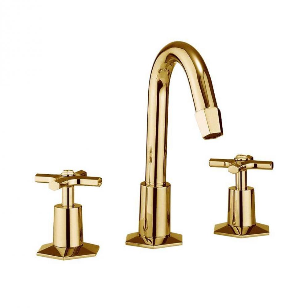 Waldorf Basin Faucet with Tall Spout and Cross Handles B
