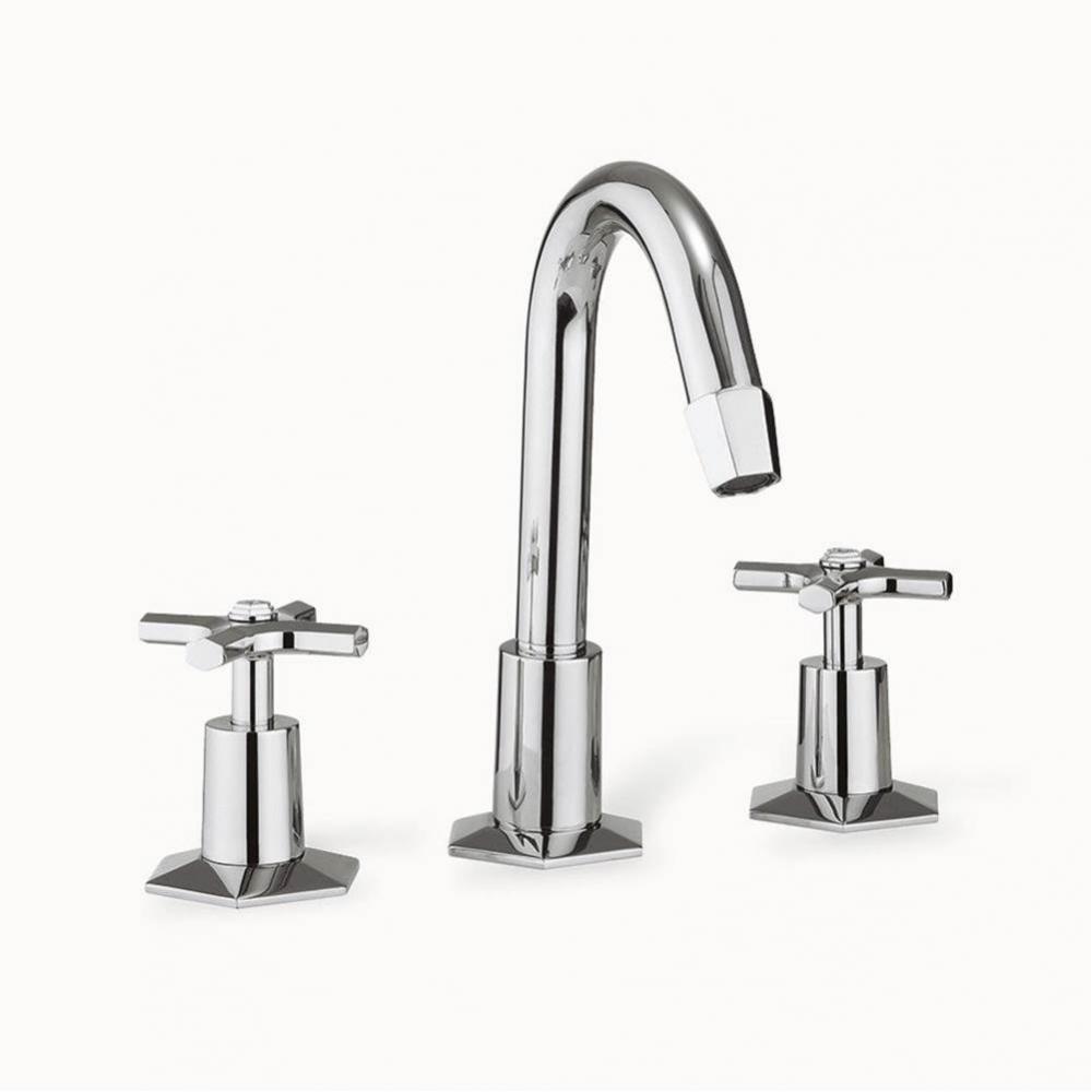 Waldorf Basin Faucet with Tall Spout and Cross Handles PC