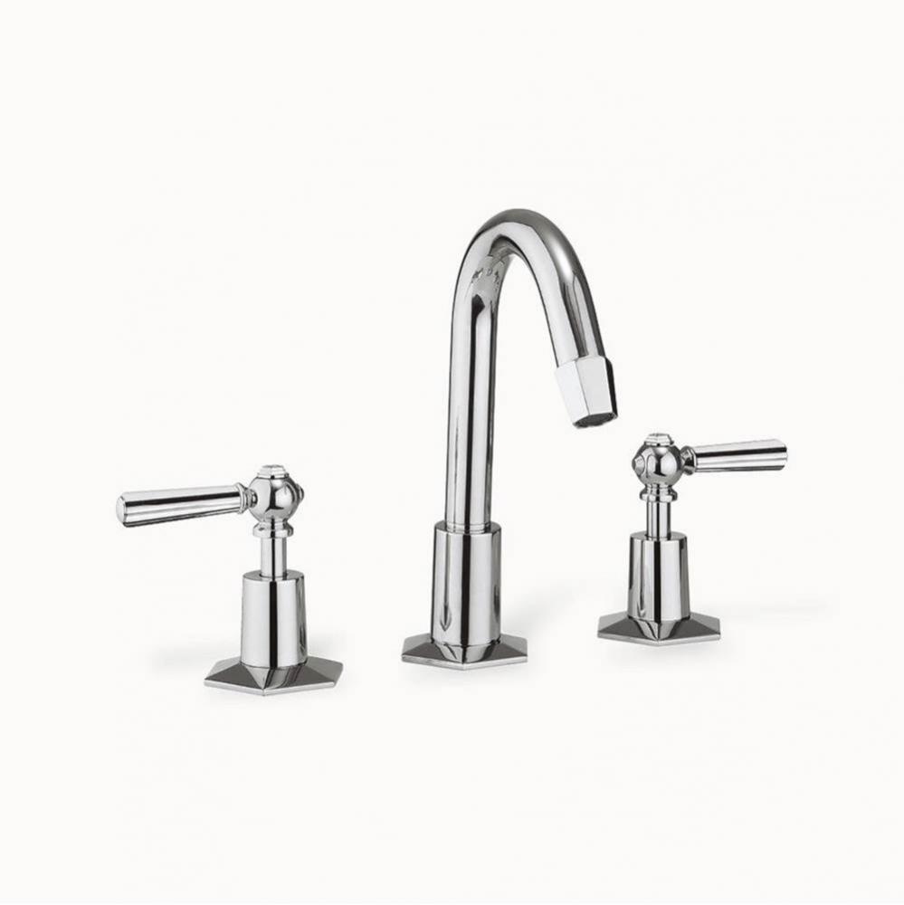 Waldorf Basin Faucet with Tall Spout and Metal Lever Handles PC