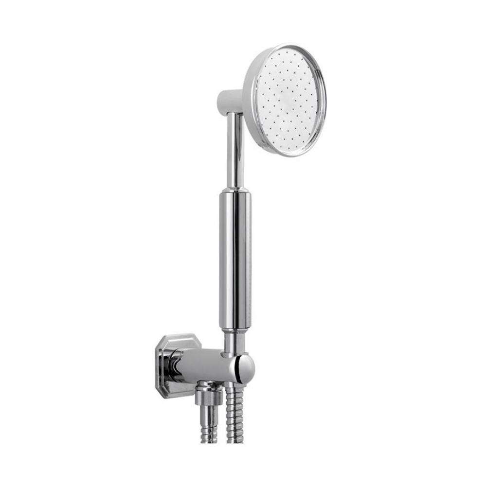 Waldorf Metal Handshower Set With Hose and Bracket with Outlet (1.75 GPM) PN