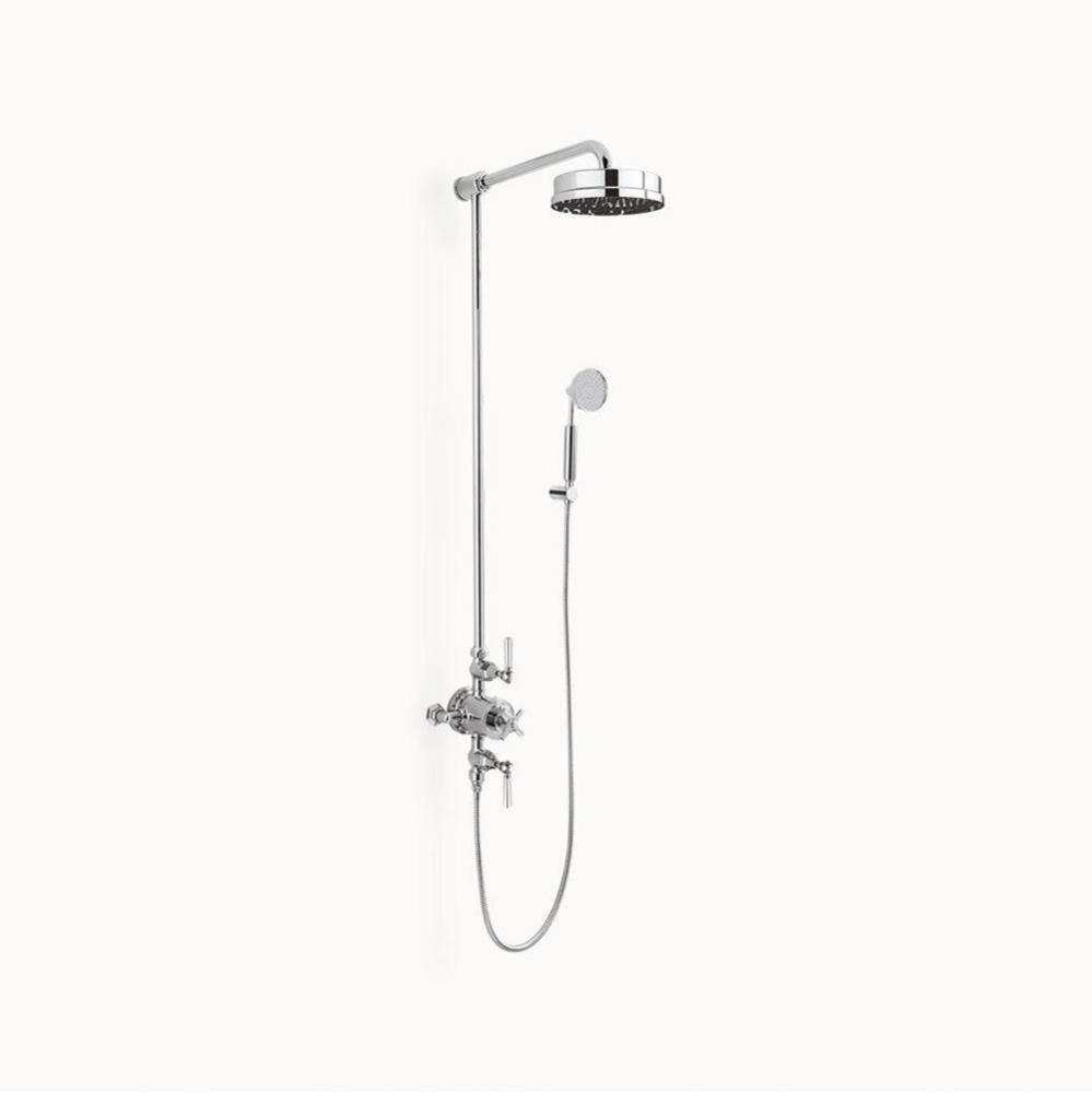 Waldorf Shower Set with Metal Lever Handles (Hook) PC