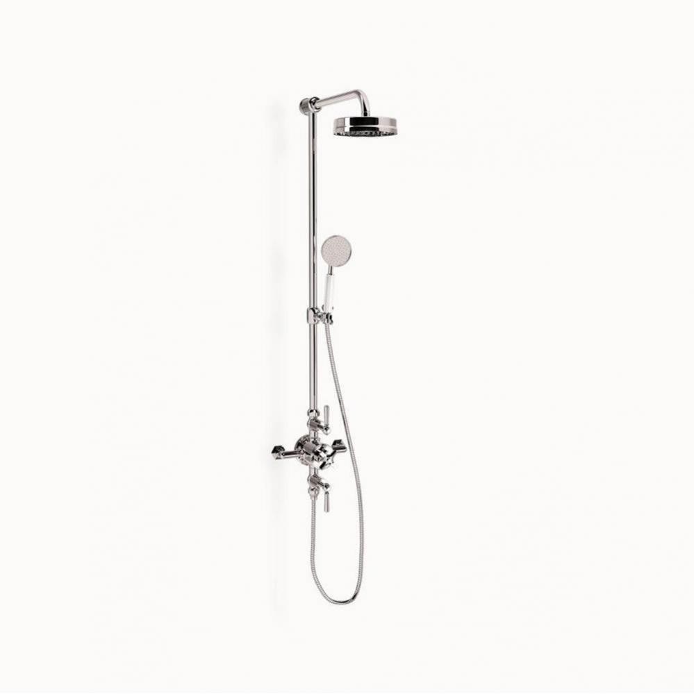Waldorf Exposed Shower with Metal Lever Handles (Slider) PN