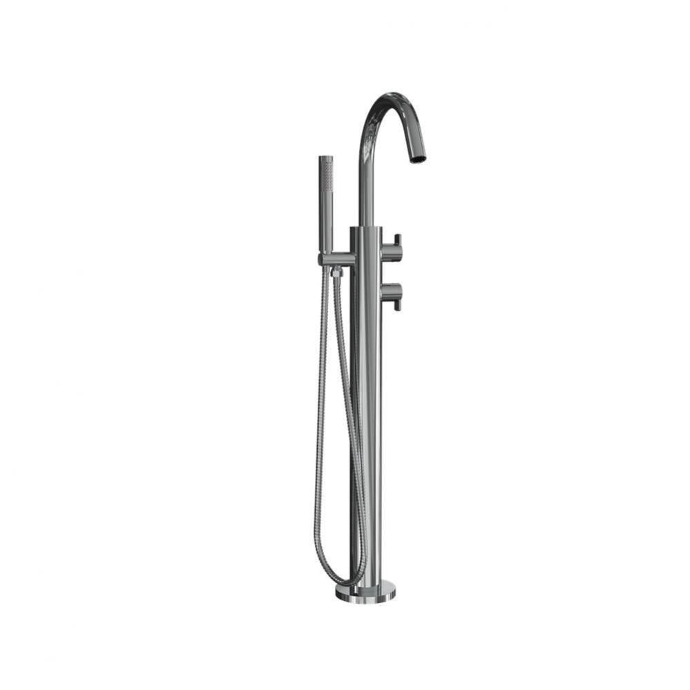 Wisp II Floor-mount Thermo Tub Filler SN