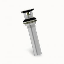 Crosswater London 111-BN-SN - Basin Push Drain with Overflow 1-1/4'' SN