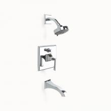 Crosswater London 14-14-175-T-PC - Leyden PB Tub and Shower Set Trim (1.75GPM) PC