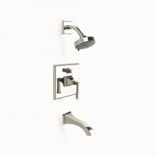 Crosswater London 14-14-T-PN - Leyden PB Tub and Shower Set Trim PN