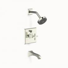 Crosswater London 14X-14-175-T-SN - Leyden X PB Tub and Shower Set Trim (1.75GPM) SN