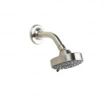 Crosswater London 17-21-SN - Taos Shower Head with Arm & Flange SN