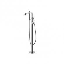 Crosswater London 28-05-PC - Fenmore Floormount Tub Filler With Handshower Polished Chrome