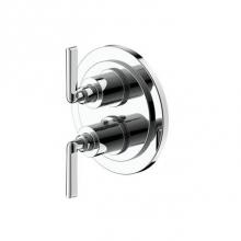 Crosswater London 28-20-T-PC - Fenmore Dual Handle Thermostatic Trim With Volume Control And Diverter Polished Chrome