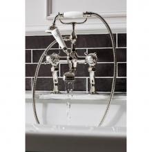 Crosswater London US-BL422DS - Belgravia Exposed Tub Faucet with Cross Handles SN