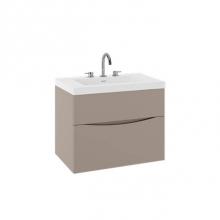 Crosswater London US-PRO28DCO-U - Mpro Double Drawer Unit With Smith Basin Top, 28In, Coffee