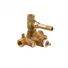 Crosswater London TH1-RGH - Rough - 3/4'' Dual Thermo Valve with Volume Control