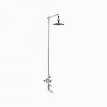 Crosswater London US-BEL_BSMC - Belgravia Exposed Tub and Shower Set with White Lever Handles PC