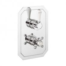 Crosswater London US-BL1000RB_LV - Belgravia 1000 Thermo Trim with White Lever Handle B