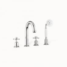 Crosswater London US-BL440175DC - Belgravia Deck Tub Faucet with Cross Handles (1.75 GPM Handshower) PC