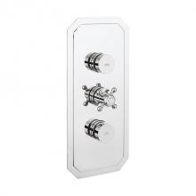 Crosswater London US-DIAL-BEL-3C - Dial Belgravia 2000 Thermostatic Valve Trim with 2 Integrated Volume Controls