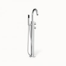 Crosswater London US-PRO418175TFC - MPRO Floor-mount Thermo Tub Filler (1.75 GPM Handshower) PC