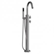 Crosswater London US-PRO418175TFV - MPRO Floor-mount Thermo Tub Filler (1.75 GPM Handshower) SN