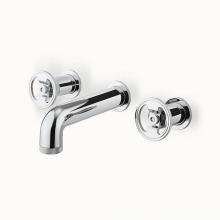 Crosswater London US-UN131WNC_RND - Union Wall-mount Widespread Basin Faucet with Round Handles PC