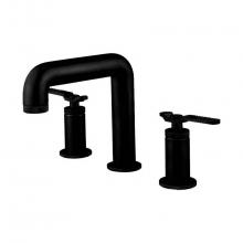 Crosswater London US-UN135DPMB_LV - Union Widespread Basin Faucet with Lever Handles MB