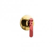 Crosswater London US-UNVCDIVB_RLV - Union VC/Diverter Trim with Red Lever Handle B