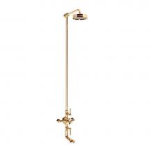 Crosswater London US-WF_BSMB_BBLV - Waldorf Exposed Tub & Shower with Metal Lever Handles B