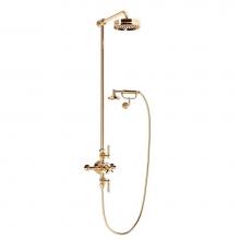 Crosswater London US-WF_CRADLEB_BBLV - Waldorf Exposed Shower with Metal Lever Handles (Cradle) B