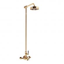 Crosswater London US-WF_SHOWERB_BLV - Waldorf Exposed Shower with Black Lever Handle B