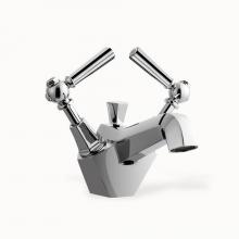 Crosswater London US-WF110DPC_CLV - Waldorf Single-hole Basin Faucet with Metal Lever Handles PC