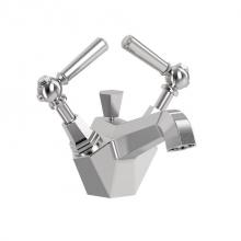 Crosswater London US-WF110DPS_SLV - Waldorf Single-hole Basin Faucet with Metal Lever Handles SN