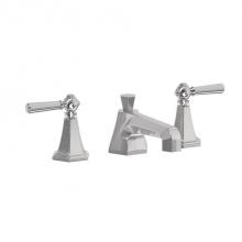 Crosswater London US-WF130DPS_SLV - Waldorf Widespread Basin Faucet with Metal Lever Handles SN