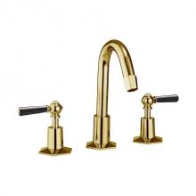 Crosswater London US-WF135DPB_BLV - Waldorf Basin Faucet with Tall Spout and Black Lever Handles B