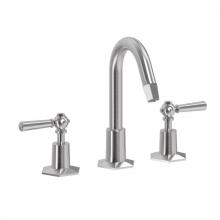 Crosswater London US-WF135DPS_SLV - Waldorf Basin Faucet with Tall Spout and Metal Lever Handles SN