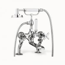 Crosswater London US-WF422175DC - Waldorf Exposed Tub Faucet with Cross Handles (1.75GPM Handshower) PC