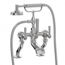 Crosswater London US-WF422DS_SLV - Waldorf Exposed Tub Faucet with Metal Lever Handles SN