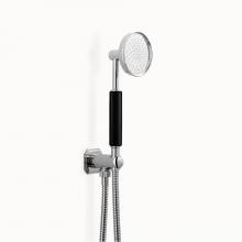 Crosswater London US-WF964175C_B - Waldorf Black Handshower Set With Hose and Bracket with Outlet (1.75 GPM) PC