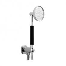 Crosswater London US-WF964175S_B - Waldorf Black Handshower Set With Hose and Bracket with Outlet (1.75 GPM) SN