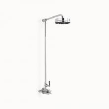 Crosswater London US-WF_SHOWERC_BLV - Waldorf Exposed Shower with Black Lever Handle PC