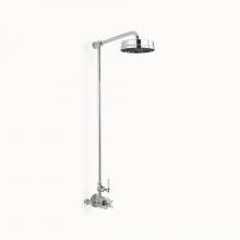 Crosswater London US-WF_SHOWERC_LV - Waldorf Exposed Shower with White Lever Handle PN
