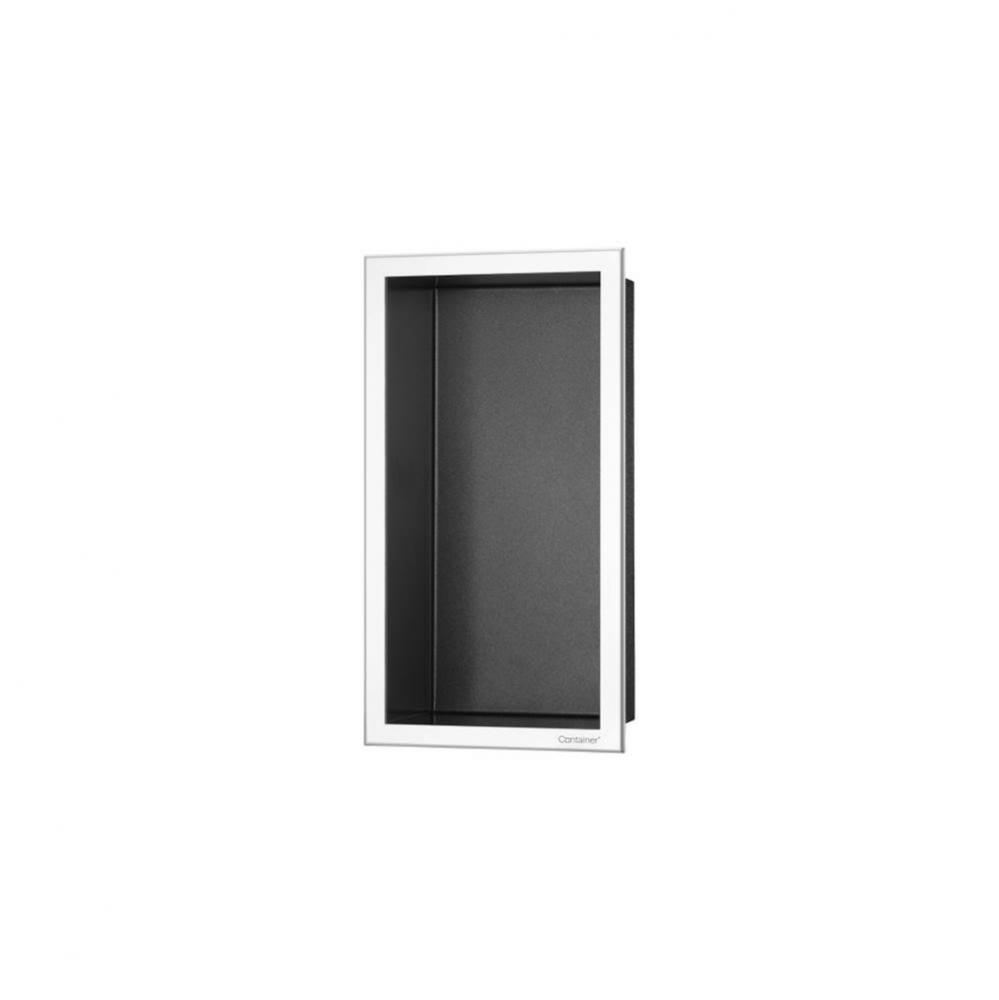 ESS Box 10 6''x12''(150x300mm) Anthracite with frame chrome-plated stainless s